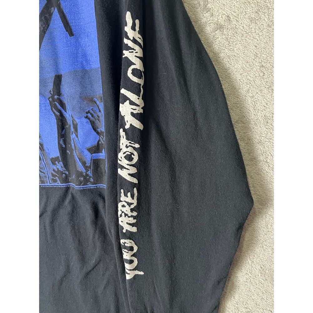 XXXTentacion You Are Not Alone Long‎ Sleeve Graphic T Shirt Black Size Large - Picture 5 of 6